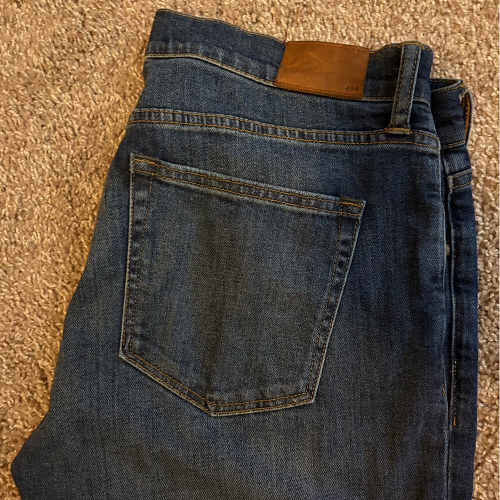 J CREW *484 Slim* Denim Jeans - Medium Wash - BLUE 33x30